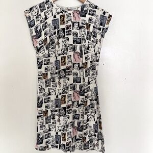 Reformation Lilah Comic Mini Dress